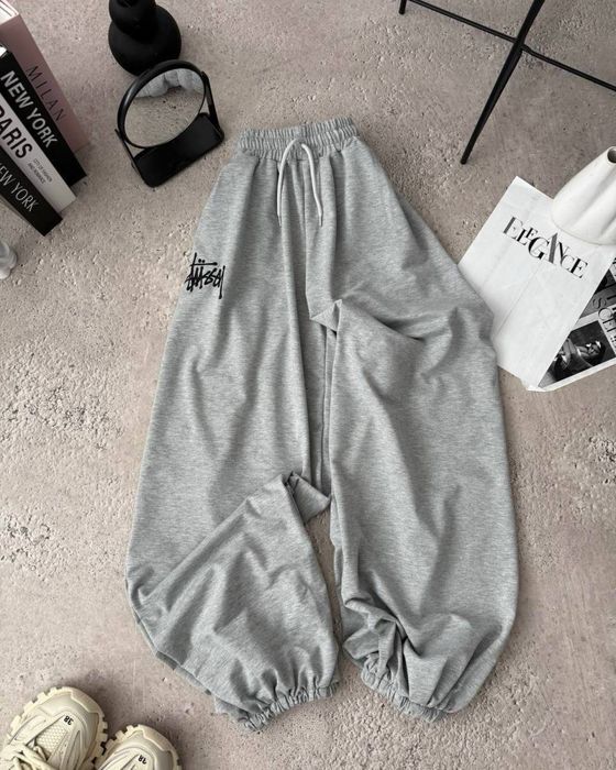 Штани Stussy/чоловічі/жіночі штани Стусі,Стасси оверсайз,вишите лого