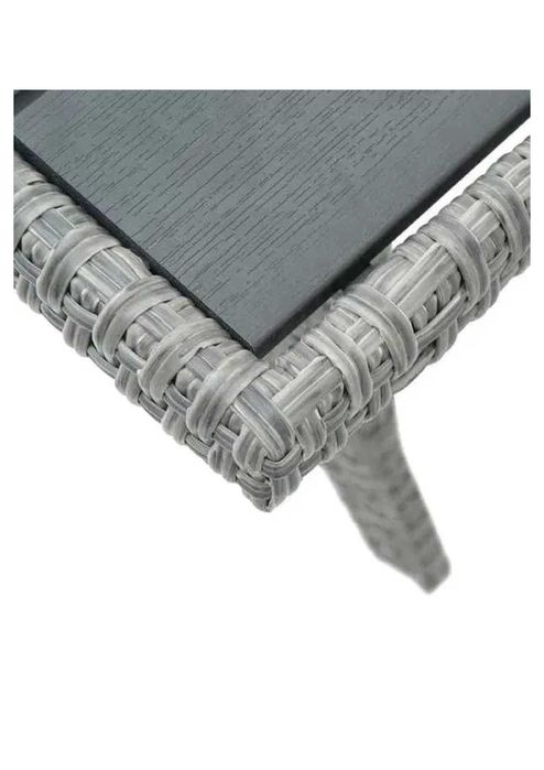 Zestaw Mebli Ogrodowych Komplet Na Taras Narożnik Technorattan + Stół