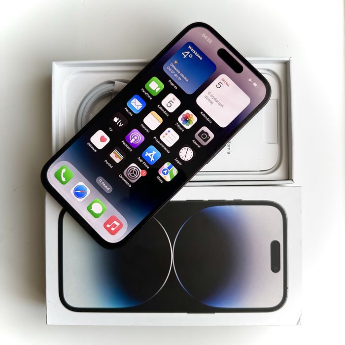 IPhone 14 Pro 128gb - BATERIA 100%! - STAN IDEALNY