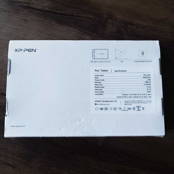 Tabler Graficzny  XP-PEN DECO MINI 7