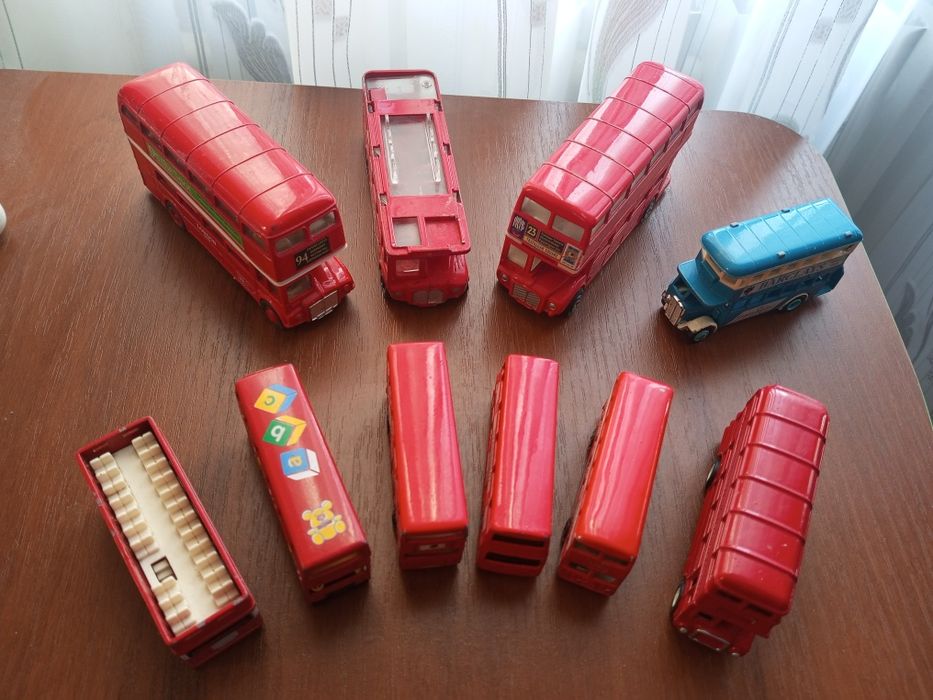 Червоний автобус металевий London bus дитячий