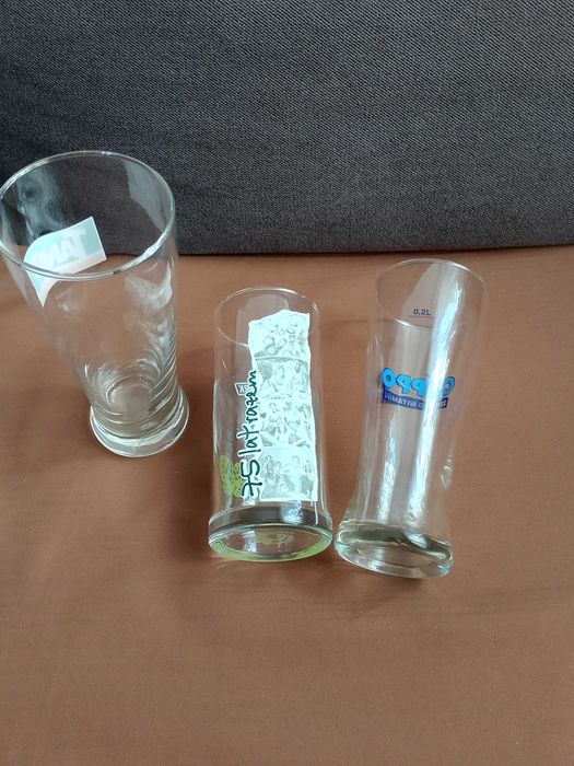 3 szklanki do napojów