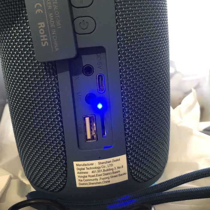 Zealot (S32) PRO (S61)портативна колонка