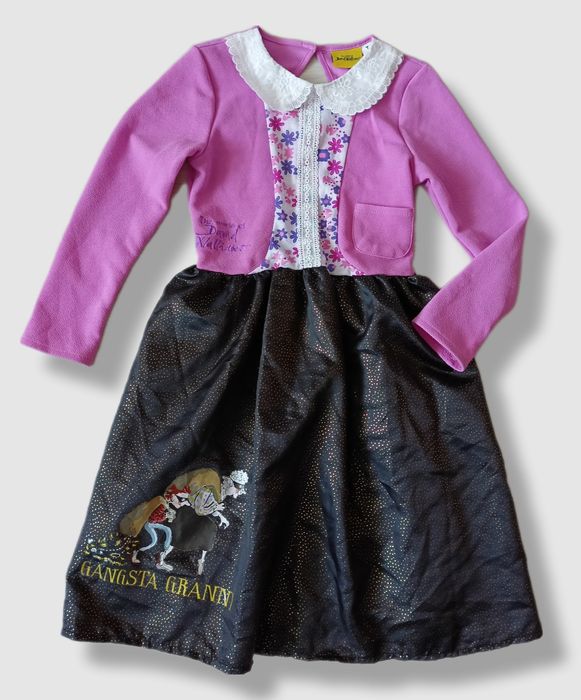 Tu David Walliams Gangsta Granny Babcia Rabuś kostium karnawałowy 128