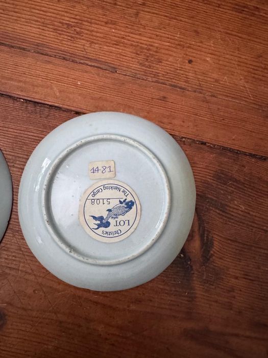 SexXVIII pratinho Porcelana china. Nanking Cargo