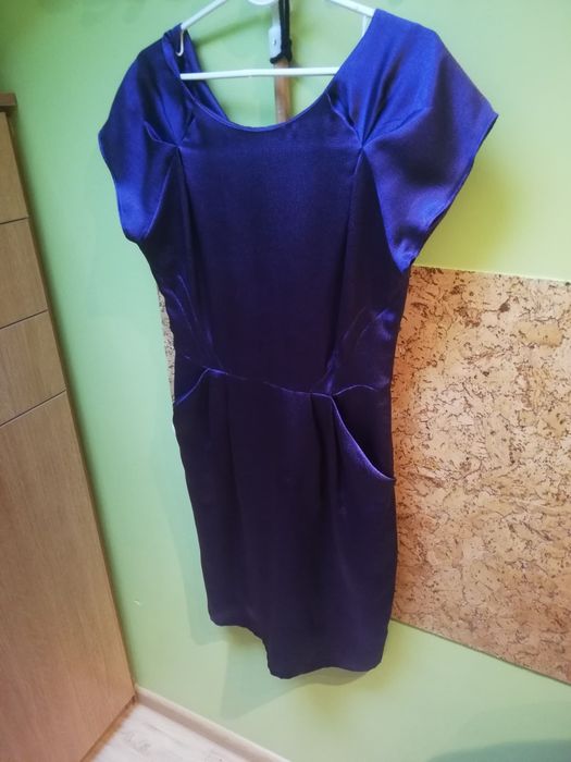 .Sukienka  granatowa roz 38 do 40