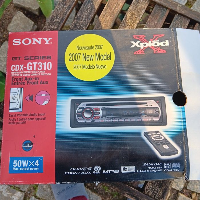 Auto rádio Sony novo