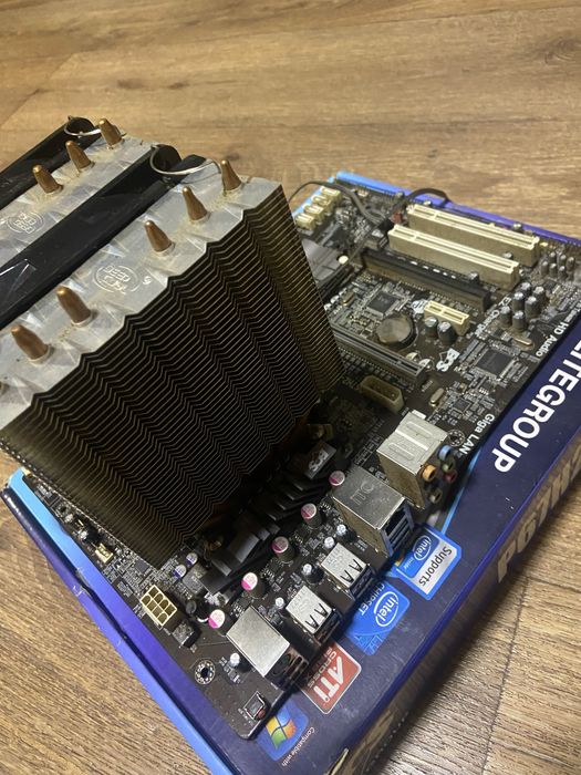 Материнская плата ECS Elitegroup, кулер Deepcool Neptwin, IntelCore i7