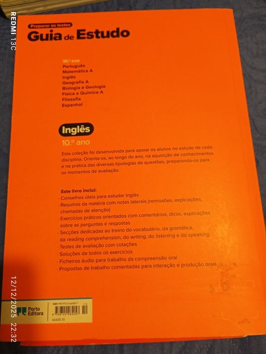 Guia de estudo de inglês 10°ano