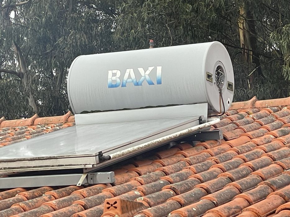 Painel agua quente Baxi roca