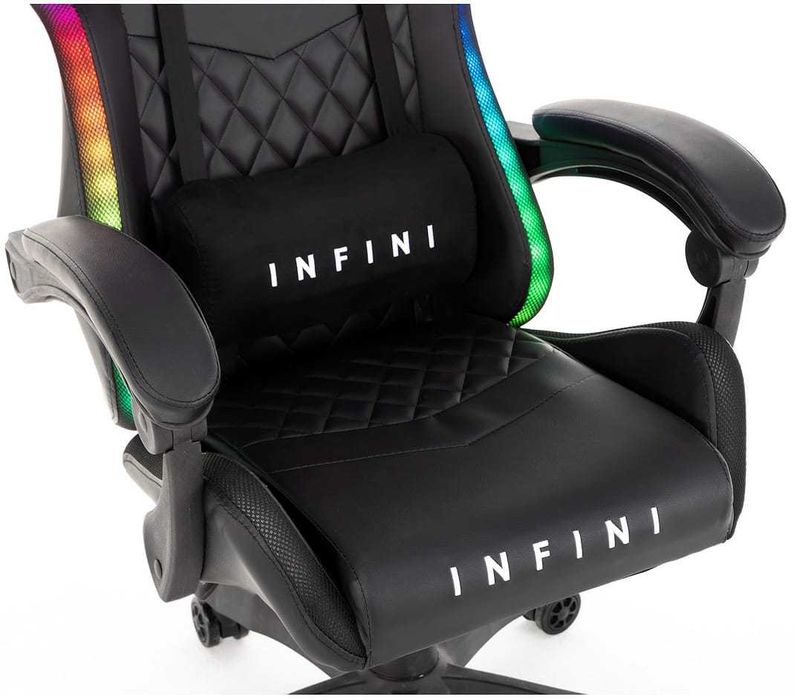 Fotel Gamingowy Gracza Infini RGB LED