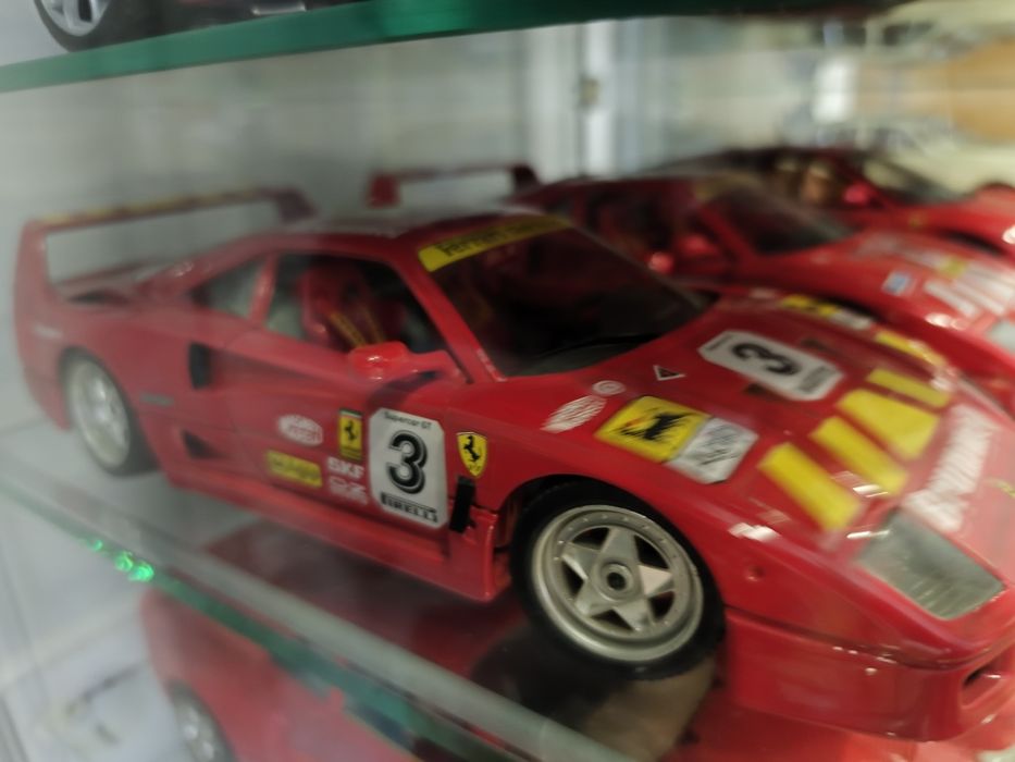 1/18 Ferrari F40 burago carro coleção miniatura