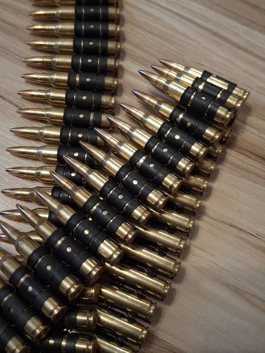 Rock punk metal pas z nabojami bullet belt