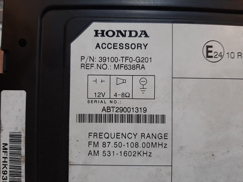 Rádio / auto-rádio HONDA Jazz III (GE_, GG_, GP_, ZA_)