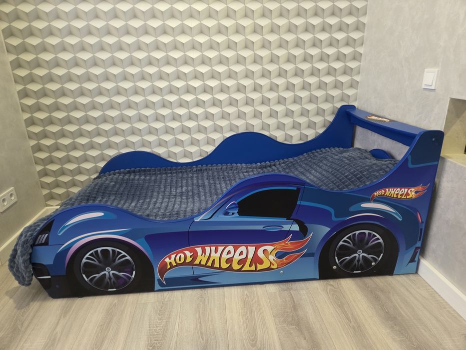 Дитяче ліжко машинка Hotwheelss Хотвілс