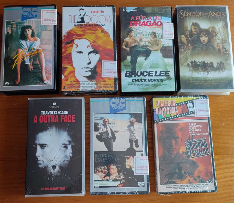 Cassetes VHS novas / celofanadas / seladas