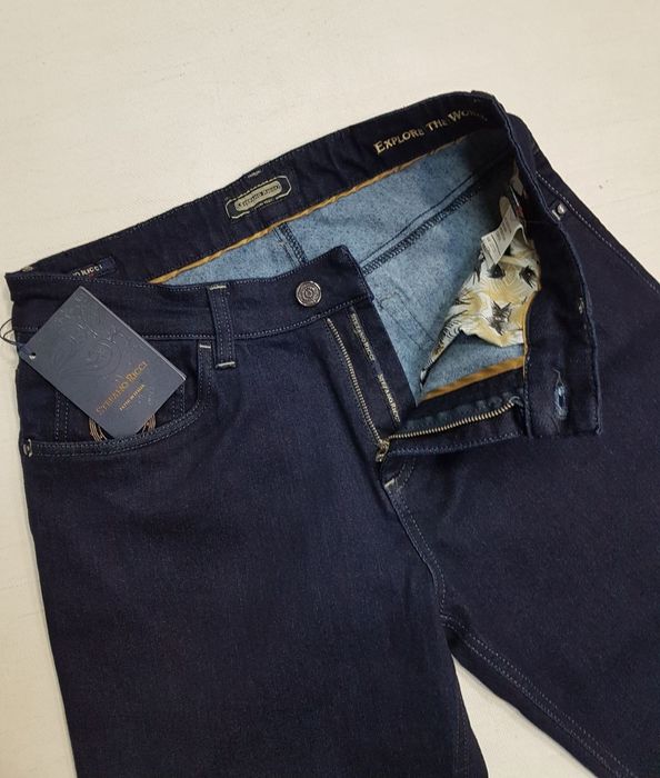 Чоловічі сині джинси Stefano Ricci