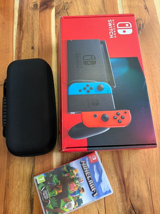 Nintendo Switch + jogos + acessórios