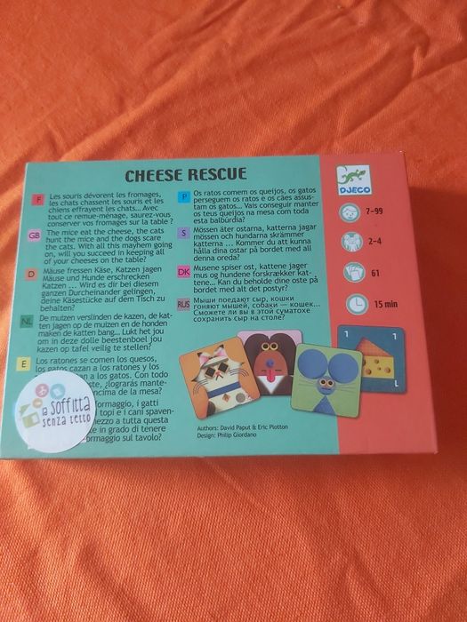 Cheese Rescue djeco cartas