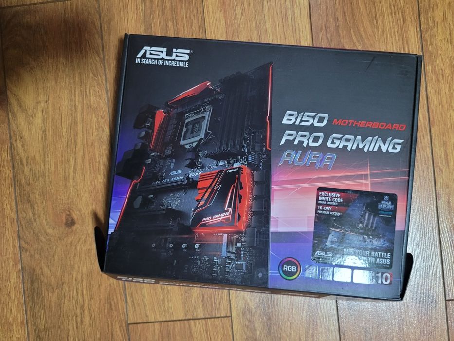 ASUS B150 + Intel G4560 + RAM + zasilacz