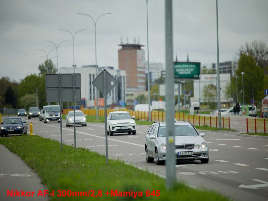 Nikkor AF-I 300mm/2,8 do Mamiya 645 AF Phase One GFX Canon Sony sample