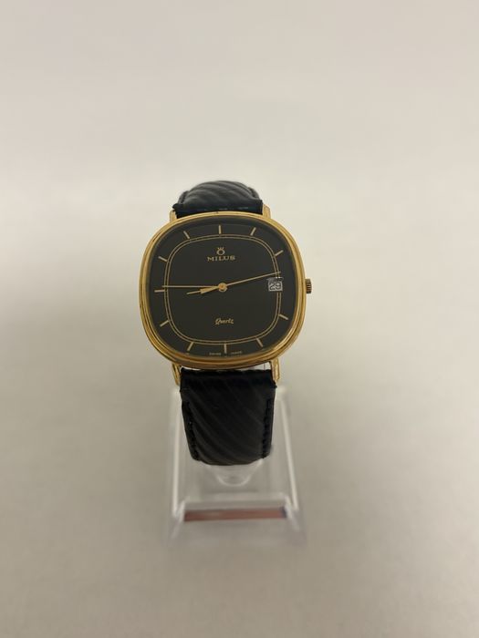 Relógio Milus Quartz Swiss Made - Ultra Fino - Estilo Clássico