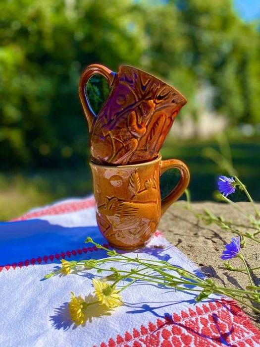 Вінтаж! келихи керамічні Буди полювання кабан охота кружки пивные