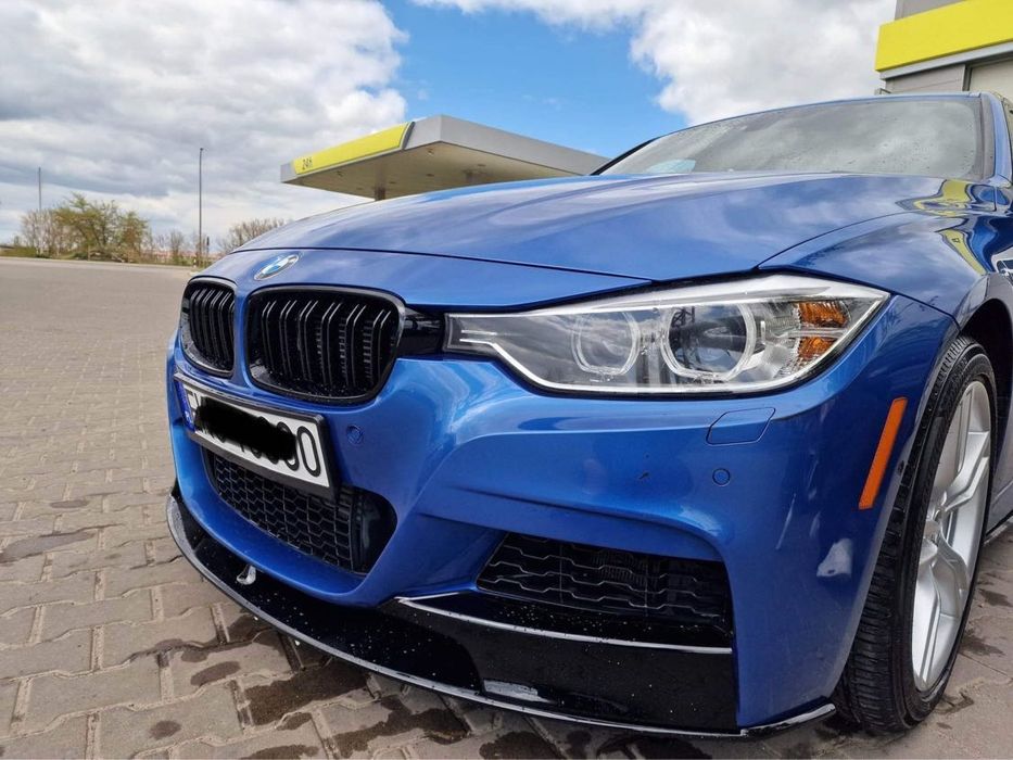 Dokładka Splitter BMW 3 F30 F31 CZARNY POŁYSK