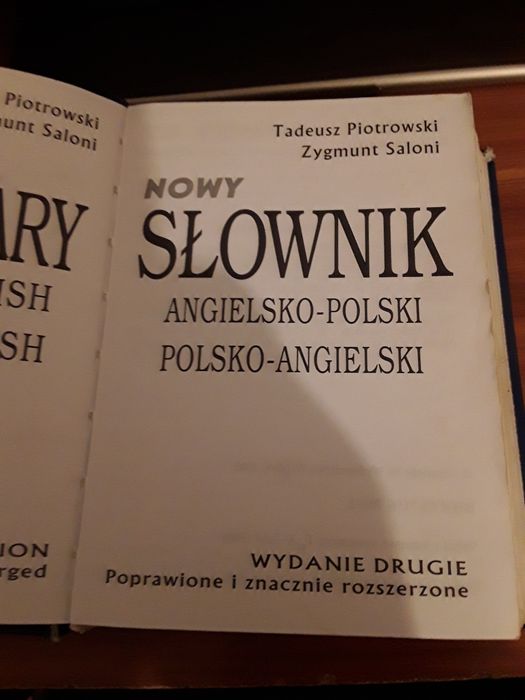 Nowy słownik angielsko-polski Piotrowski saloni