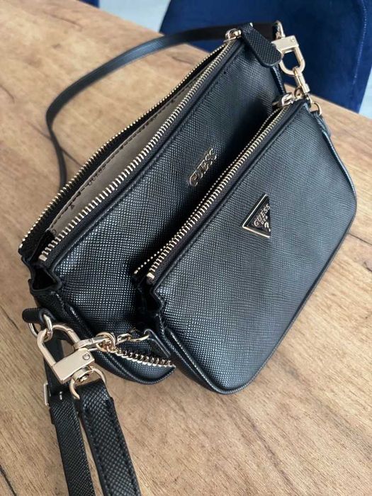 Guess NOELLE II - Cross body torebka czarna klasyczna