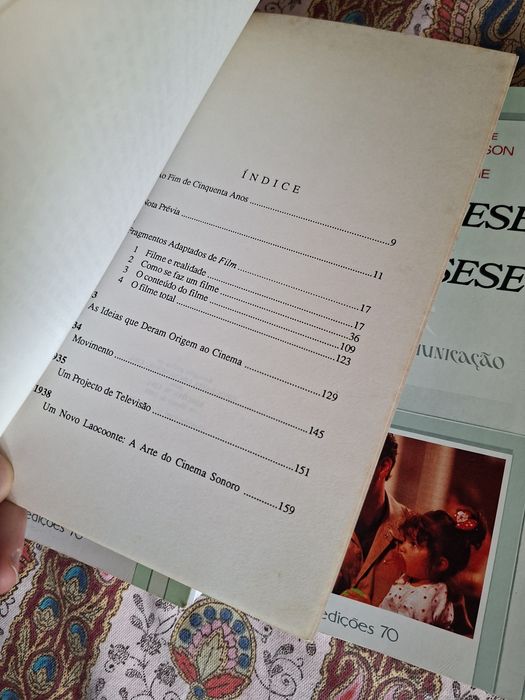 três livros de cinema coleção Arte e Comunicação realização Scorcese