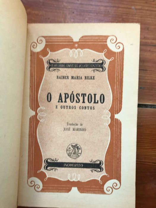 Rainer Maria Rilke O Apostolo  E OUTROS CONTOS