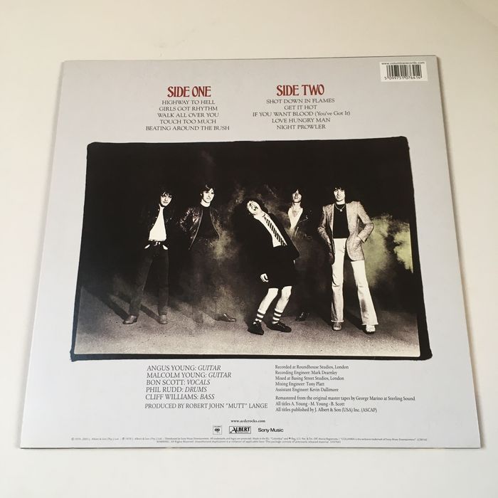 AC/DC Highway To Hell vinyl MINT NOWA