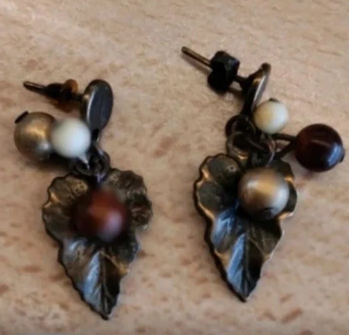 Lote composto por 3 pares de brincos Massimo Dutti