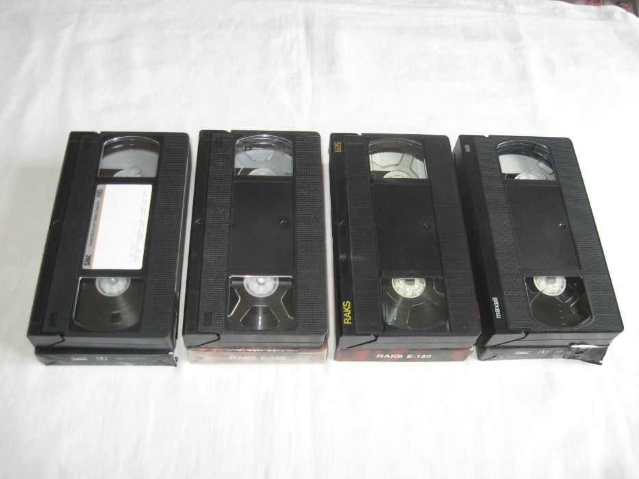 Кассеты видео с записью Panasonic, Sony, RAKS, SKC (180 - 240 мин)