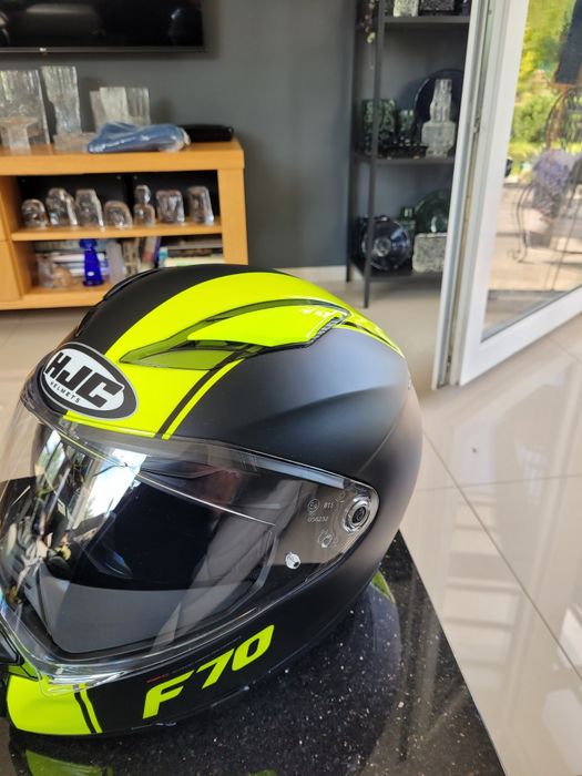 Kask Hjc f70 xl  pinlock(nowy) fluo
