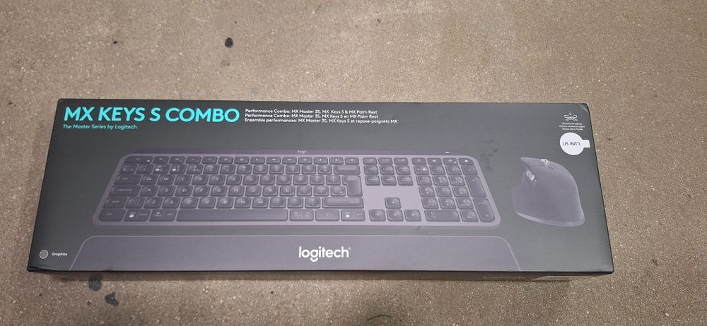 Zestaw klawiatura + mysz MX Keys S Combo Graphite