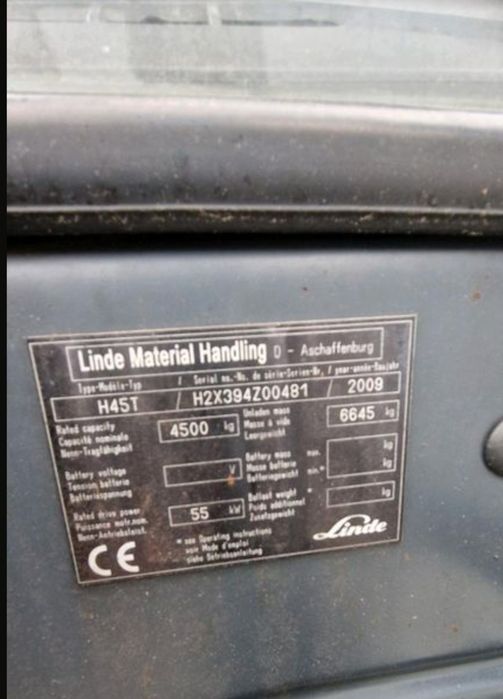 Погрущик. Навантажувач Linde H45T. linde 44