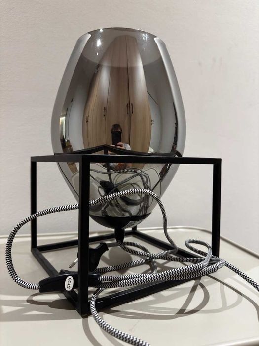 Lampa stołowa EGLO OLIVAL 1 97209 – szkło dymione, używana