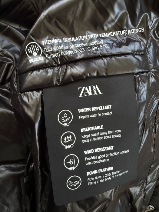 Пуховик ZARA Оригинал куртка
