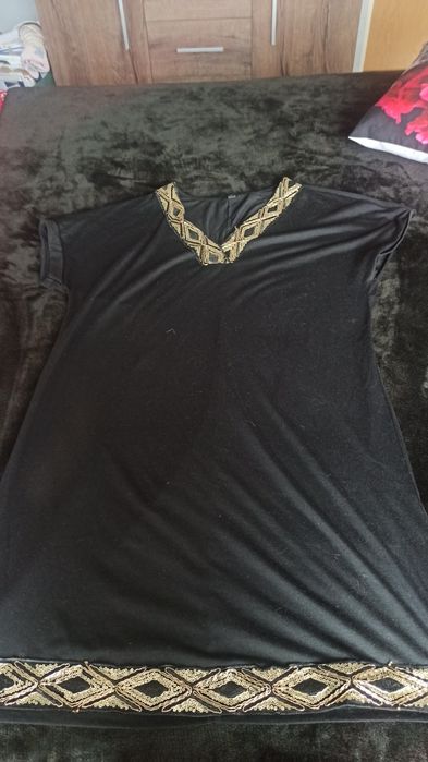 Tuniko sukienka z cekinami l/xl