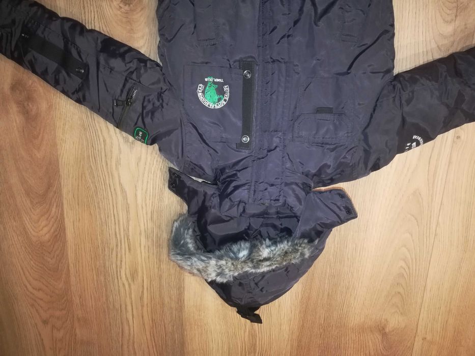 Kurtka zimowa chłopięca używana, rozm. 122