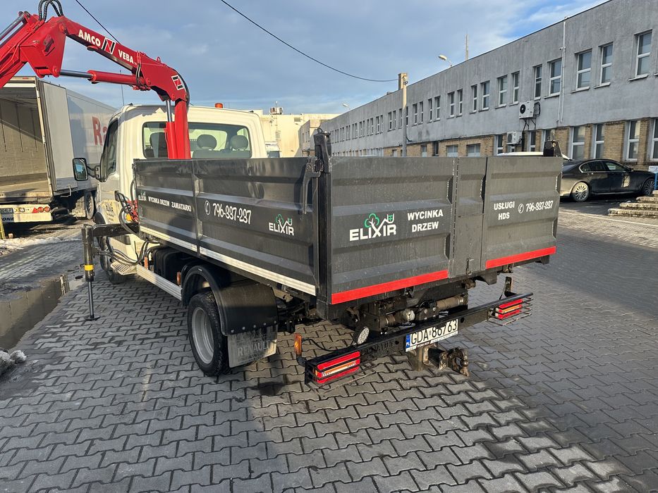 Wynajem HDS wywrotki do 3,5 tony maly dźwig Gliwice Zabrze