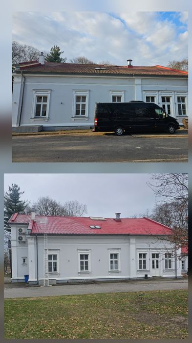 Malowanie dachu,dachów montaz papy termozgrzewalnej  mycie dachu przecieki