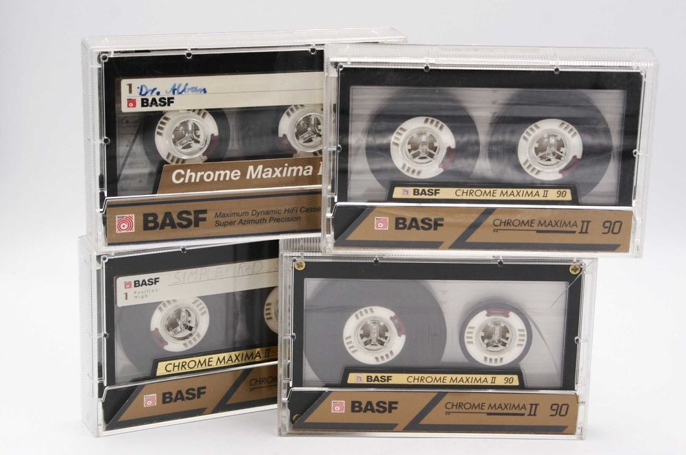 Kasety magnetofonowe BASF Chrome Maxima II 9szt