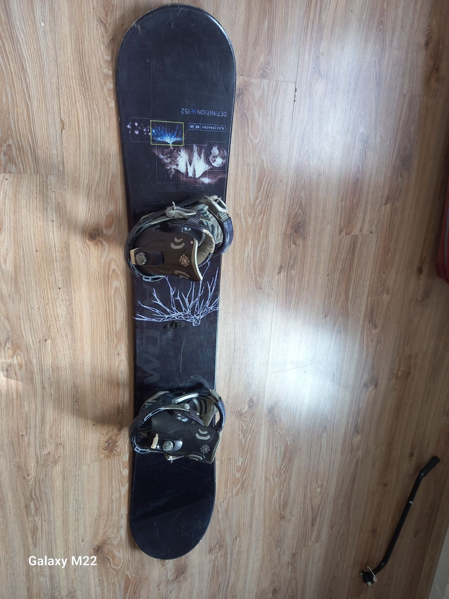 Snowboard + wiązania Salomon Oświęcim • OLX.pl