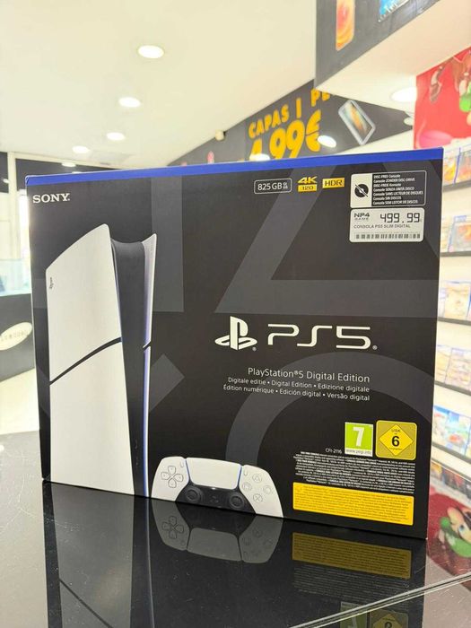 CONSOLA PS5 SLIM DIGITAL APENAS 499,99€/COMANDOS PS5 TBM TEMOS