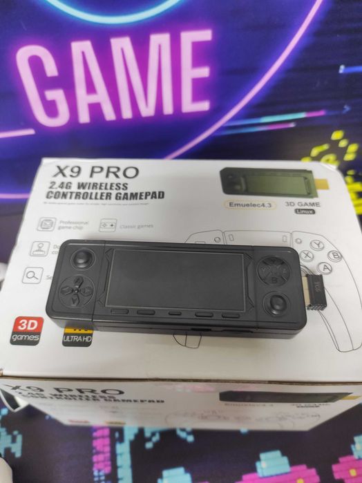 Ігрова Ретро Приставка для сучасних телевізорів X9 PRO на 64 GB Денди Супер Марио PlayStation 1 Tekken BattleToads Танчики Sega Чип и Дейл Аладдин