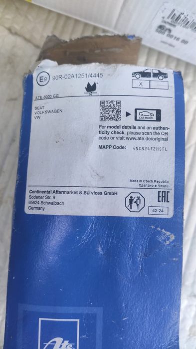 Lote de Peças Novas Auto – Radiador, Pastilhas ATE e Kit Embraiagem DMF