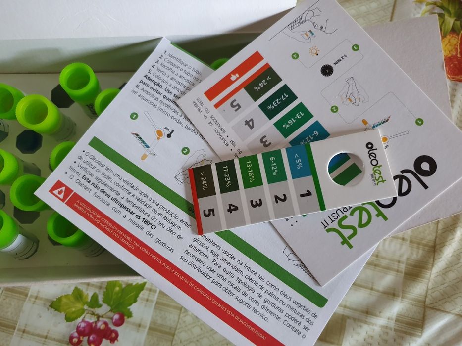 Kit verificação óleo de cozinha